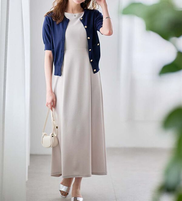 RANAN（ラナン）の「上品見えバックギャザーワンピース（その他ワンピース）」｜詳細画像