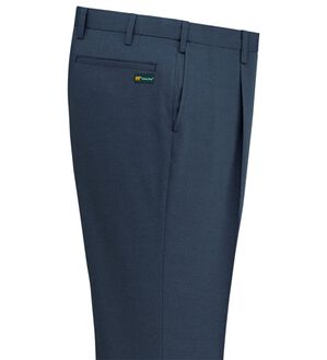 「＜ゴールデンベア＞洗える快適上質スラックス（メンズスラックス）」｜ネイビー