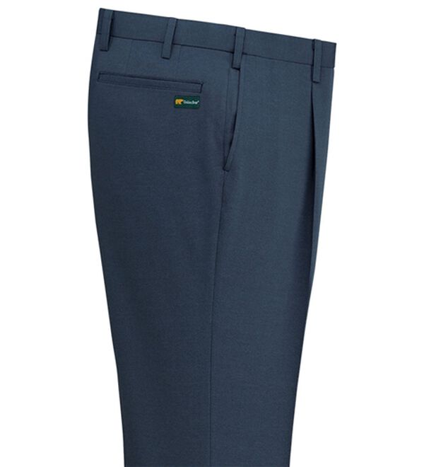 「＜ゴールデンベア＞洗える快適上質スラックス（メンズスラックス）」｜ネイビー