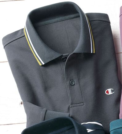 「＜チャンピオン＞鹿の子デザインポロシャツ（メンズポロシャツ）」