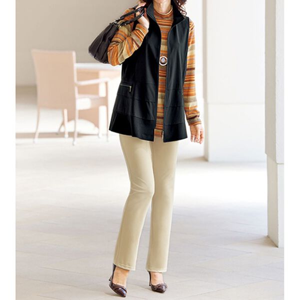 BELLUNA（ベルーナ）の「日本製静電気防止裏起毛ハイテンションパンツ（フルレングスパンツ）」｜詳細画像