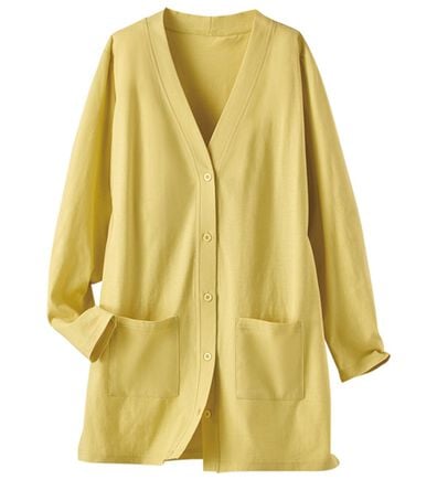 BELLUNA（ベルーナ）の「強撚綿１００％ベーシックカーディガン（その他カーディガン）」