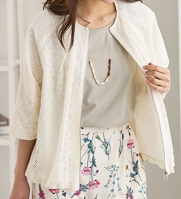 BELLUNA（ベルーナ）の「ヒンヤリ！綿１００％サマ見えタンクトップ（タンクトップ・キャミソール）」｜詳細画像