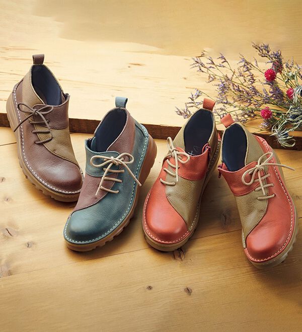 ルフラン（ルフラン）の「アビータ　サイドレースアップ　配色カジュアルシューズ（スニーカー）」｜詳細画像