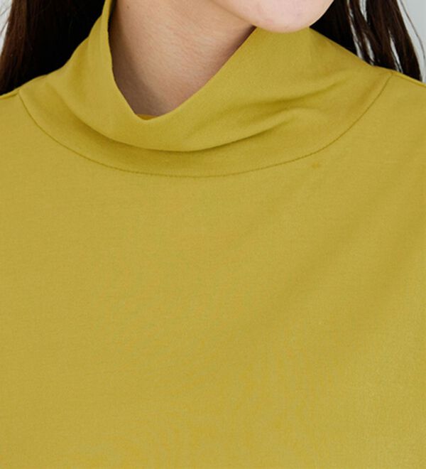 BELLUNA（ベルーナ）の「素肌想いの綿１００％シアープルオーバー（カットソー）」｜詳細画像