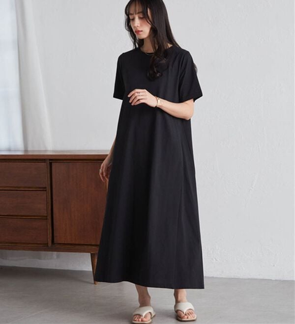 RANAN（ラナン）の「【5つの機能付】ひんやりポケット付マキシワンピース（その他ワンピース）」｜詳細画像