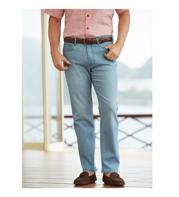 「【３本組】定番！柔らかラクラクジーンズ（メンズデニムパンツ）」｜詳細画像