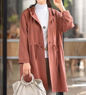 ルフラン（ルフラン）の「季節を繋ぐきれいめロングパーカー（パーカー）」｜詳細画像