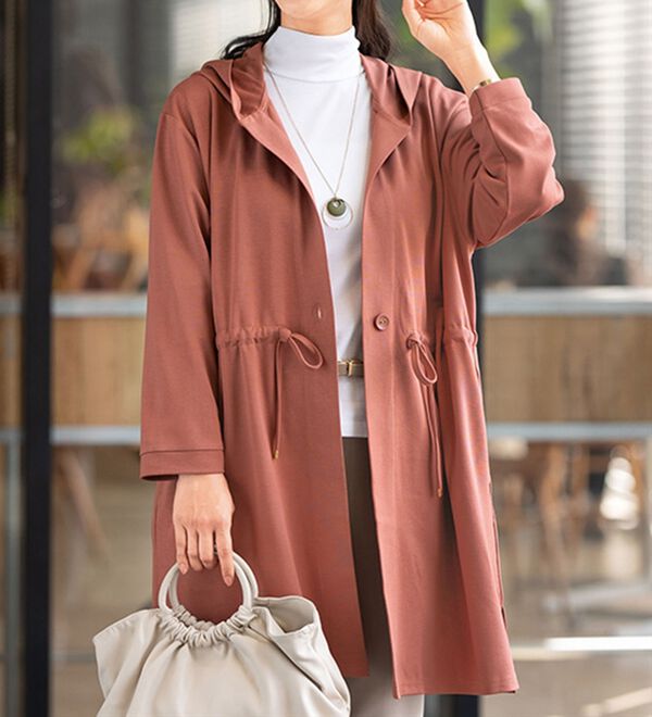 ルフラン（ルフラン）の「季節を繋ぐきれいめロングパーカー（パーカー）」｜詳細画像