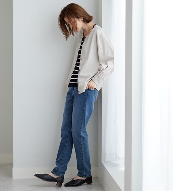 BELLUNA（ベルーナ）の「ビンテージ調ボタンデザインブルゾン（その他ジャケット）」｜詳細画像