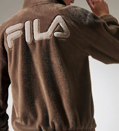 「＜フィラ＞大人の艶！ミンクフリースジャケット（メンズブルゾン）」