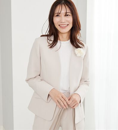 BELLUNA（ベルーナ）の「＜Ｃ／Ｓ＞ノーカラージャケット（ノーカラージャケット）」