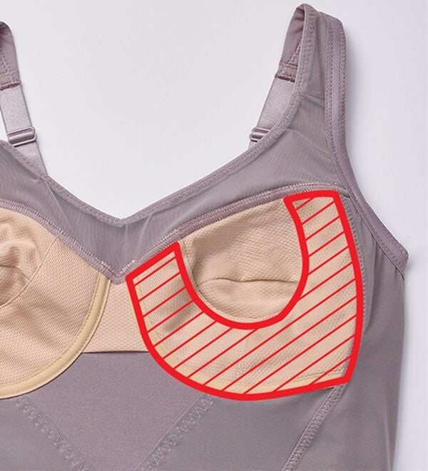 「【２色組】グラマーさんのグッと細見えボディスーツ（ボディスーツ・シェイパー）」｜詳細画像