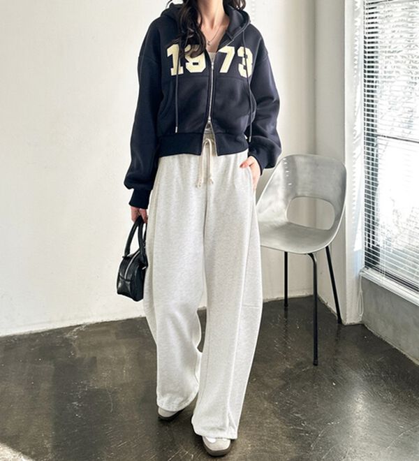 GeeRA（ジーラ）の「２ＷＡＹカーブスウェットパンツ（フルレングスパンツ）」｜詳細画像