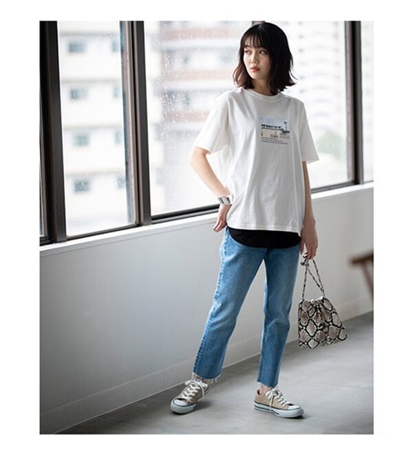 YU'NOW（ユナウ）の「レーヨンブレンド　レイヤードキャミソール（肌着・インナーウェア）」｜詳細画像