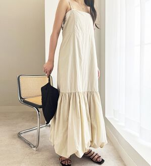 GeeRA（ジーラ）の「バルーンワンピース（その他ワンピース）」｜エクリュ