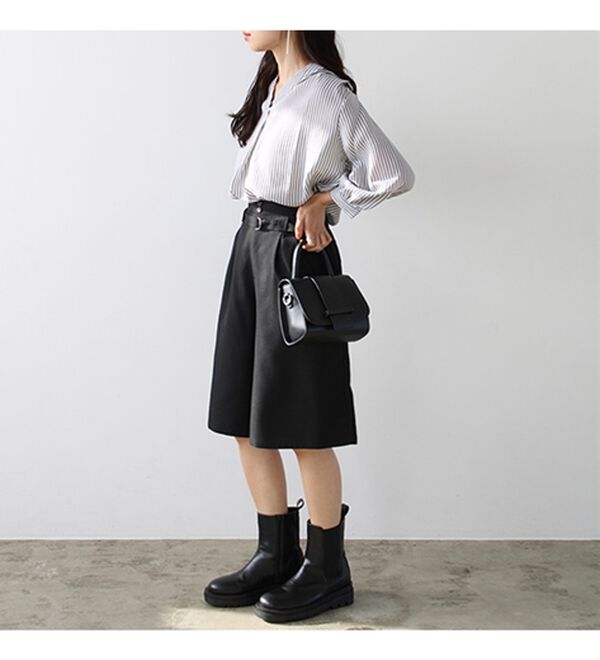 GeeRA（ジーラ）の「シルエットきれい！上品7分袖デザインブラウス（ブラウス）」｜詳細画像