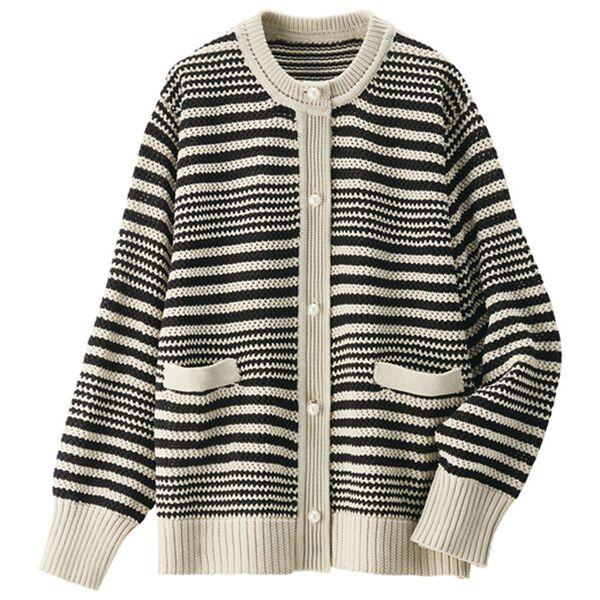 ルフラン（ルフラン）の「ジャケット見えカーディガン（ニットカーディガン）」｜詳細画像