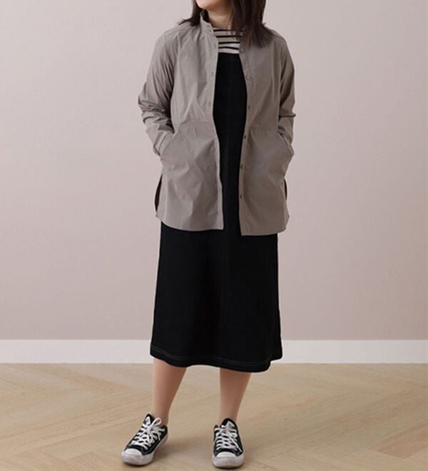 BELLUNA（ベルーナ）の「＜ｓｏｒａｆｕｋｕ＞花粉対策！スタンドカラーシャツ（シャツ）」｜詳細画像