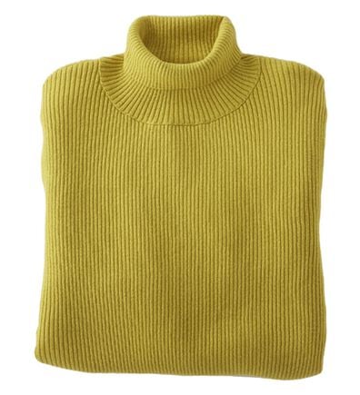 BELLUNA（ベルーナ）の「＜＆ｃｏｃｏｃｈｉ＞ハピネスコットン１００％&times;吸湿発熱リブタートルニット（ニット・セーター）」