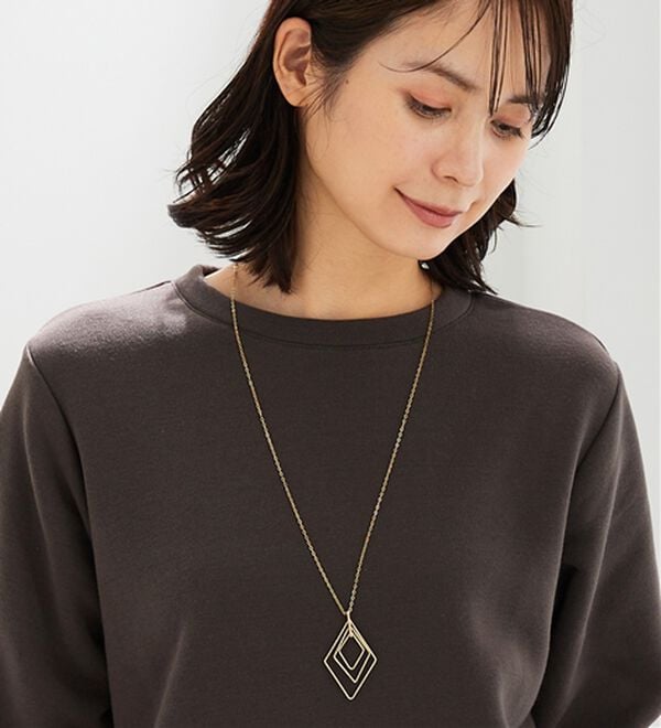 BELLUNA（ベルーナ）の「ふんわり素材軽ぽかチュニックワンピ―ス（チュニックワンピース）」｜詳細画像