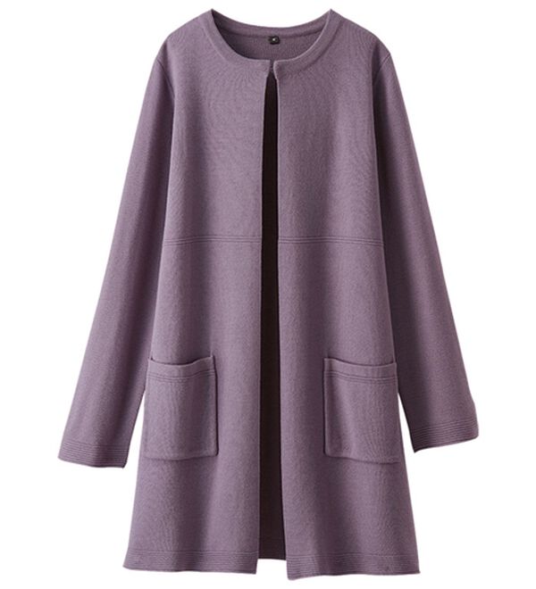 BELLUNA（ベルーナ）の「嬉しい機能付！ミラノリブカーディガン（ニットカーディガン）」｜詳細画像