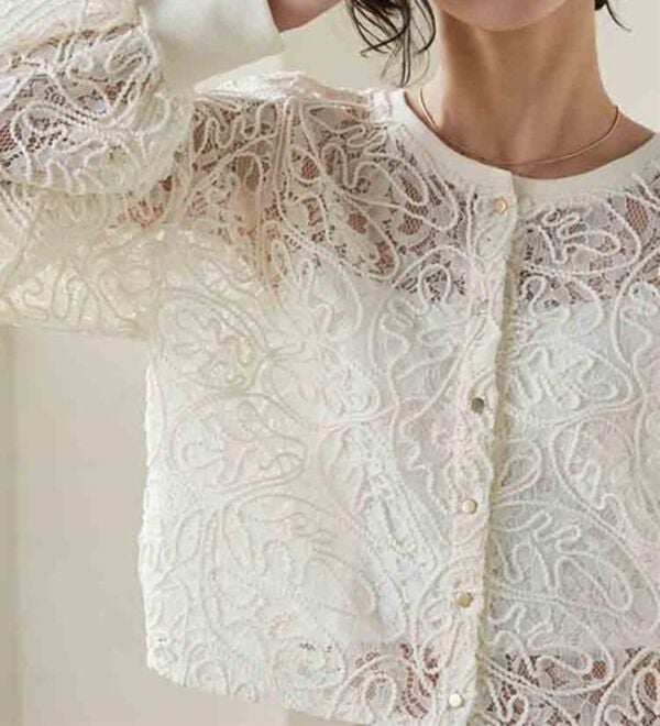 RANAN（ラナン）の「シアーレースカーディガン（その他カーディガン）」｜詳細画像