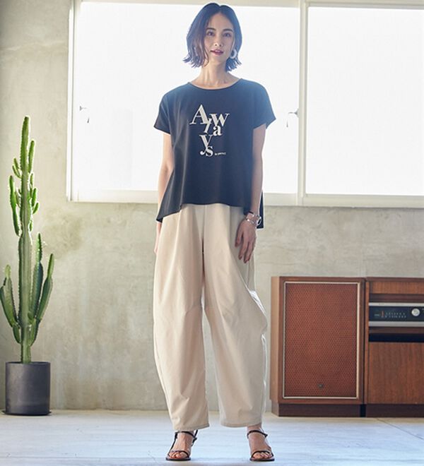 RANAN（ラナン）の「ひんやり！カーブパンツ（フルレングスパンツ）」｜詳細画像