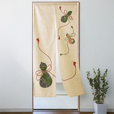 「ひょうたんのれん（のれん・間仕切り・カフェカーテン）」