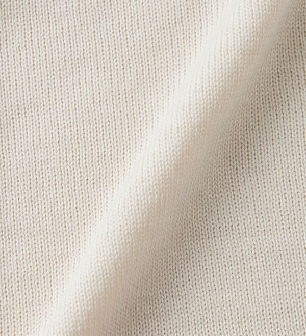 RANAN（ラナン）の「ワイドリブ使いカラーニットチュニック（ニット・セーター）」｜詳細画像