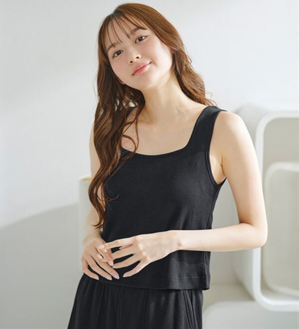 YU'NOW（ユナウ）の「＜ショートパーカータイプ＞ワッフルルームウェア３点セット（パジャマ・ルームウェア）」｜詳細画像