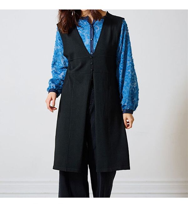 RANAN（ラナン）の「ロングニットジレ（ジレ）」｜詳細画像