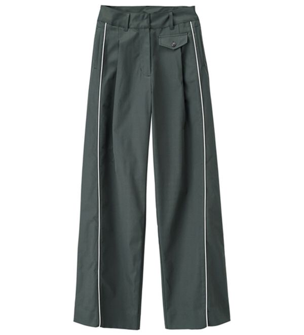 RANAN（ラナン）の「サイドラインチノ（ワイドパンツ・ガウチョ）」｜詳細画像