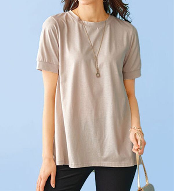 BELLUNA（ベルーナ）の「バックプリーツデザインチュニック（チュニック）」｜詳細画像