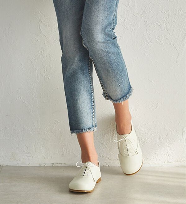 ルフラン（ルフラン）の「足指ゆったり５Ｅはだしシューズ（フラットシューズ）」｜詳細画像