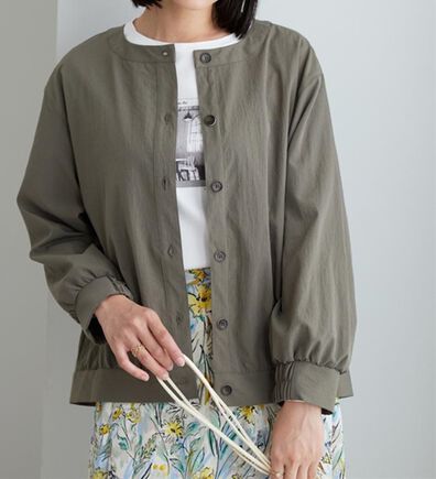 BELLUNA（ベルーナ）の「ビンテージ調ボタンデザインブルゾン（その他ジャケット）」