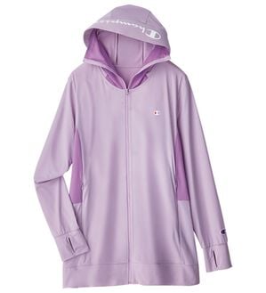 ルフラン（ルフラン）の「＜Ｃｈａｍｐｉｏｎ＞フェイスガード付ＵＶパーカー（パーカー）」｜ラベンダーピンク