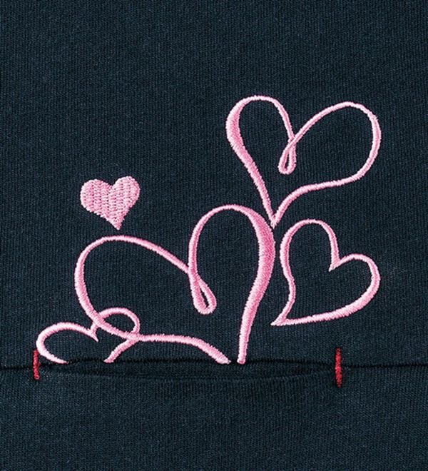 ルフラン（ルフラン）の「綿１００％刺しゅうＴシャツ（Tシャツ）」｜詳細画像