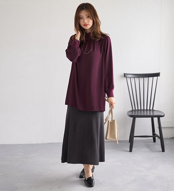 BELLUNA（ベルーナ）の「リブニット使いチュニック（チュニック）」｜詳細画像