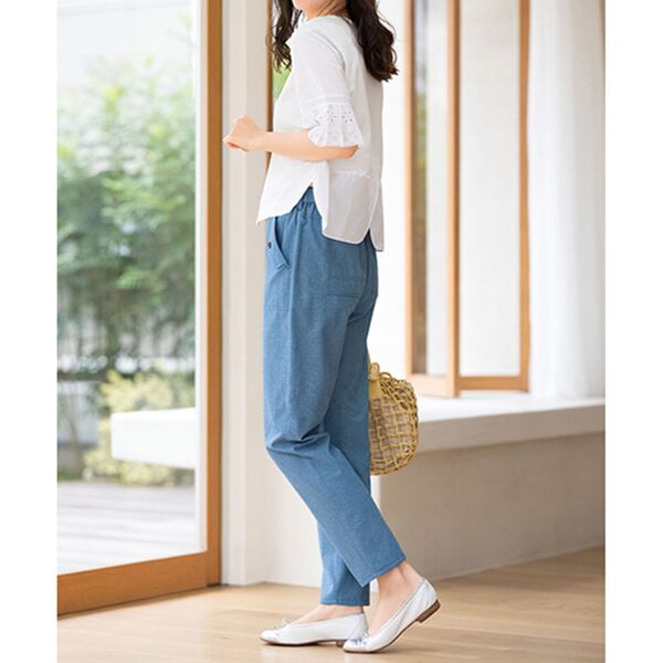 ルフラン（ルフラン）の「【３本組】綿混テーパードパンツ＜ブレノア＞（フルレングスパンツ）」｜詳細画像