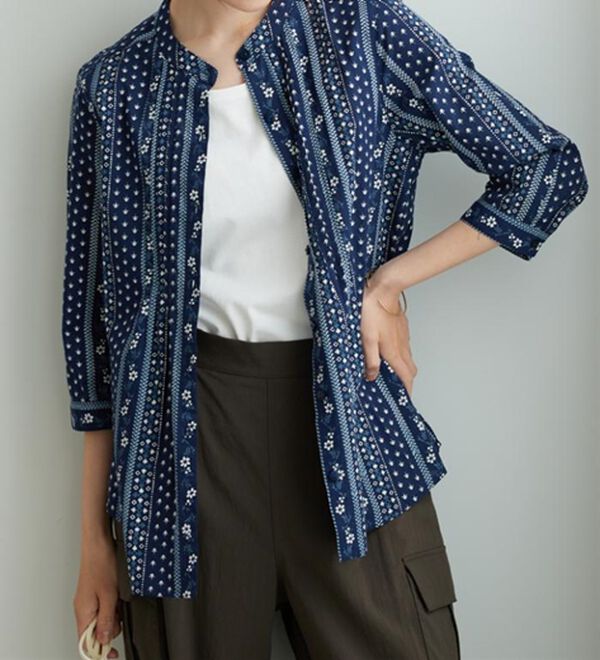 BELLUNA（ベルーナ）の「綿１００％ピンタックデザインブラウス（ブラウス）」｜詳細画像