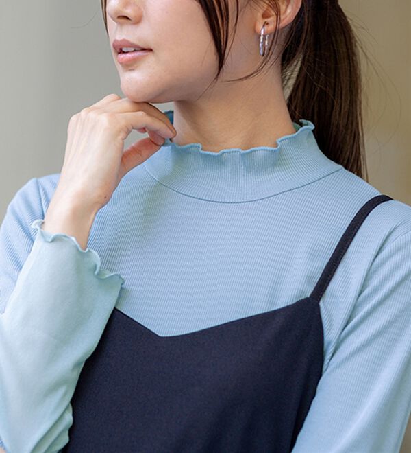 BELLUNA（ベルーナ）の「【2点セット】袖切替プルオーバー付ワンピアンサンブル（その他ワンピース）」｜詳細画像