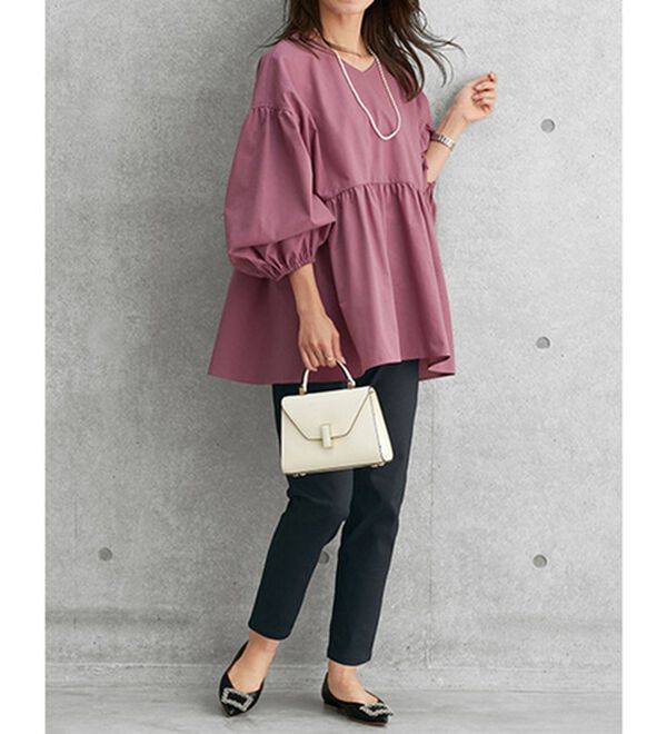 BELLUNA（ベルーナ）の「ペプラムチュニック（チュニック）」｜詳細画像