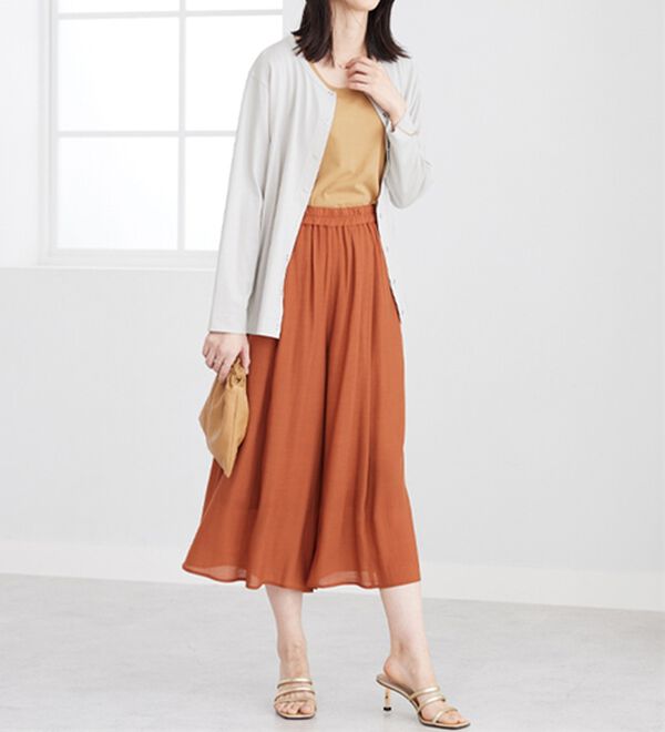 BELLUNA（ベルーナ）の「【接触冷感】ヒンヤリＵＶ対策クルーネックカーディガン（その他カーディガン）」｜詳細画像