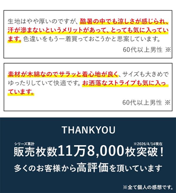 「ざっくり木綿のゆったりリラックスシャツ（メンズシャツ）」｜詳細画像