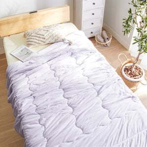 iellio（イエリオ）の「ひんやりッチ　リバーシブル冷感とろける肌掛布団＜ブランケット・夏用掛布団＞（掛布団）」｜ラベンダーグレー
