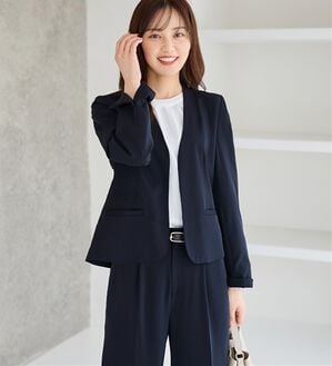 alotta（アロッタ）の「【３点セット】洗える！楽キレイセットスーツ（その他スーツ）」｜ネイビー