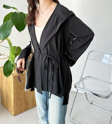 GeeRA（ジーラ）の「【水陸両用】ラッシュガードフーディカーデガン（パーカー）」