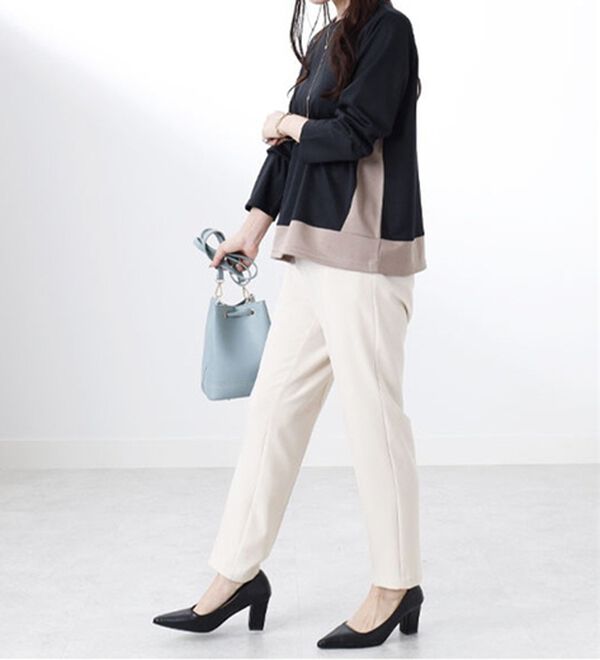 BELLUNA（ベルーナ）の「【Ｌａｇｒｉｌｕａ】配色ライン使いプルオーバー（セットアップ）」｜詳細画像