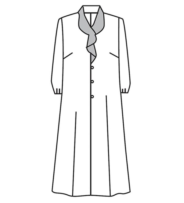 ルフラン（ルフラン）の「レースフリル衿ワンピース（ブラックフォーマル（喪服・礼服））」｜詳細画像